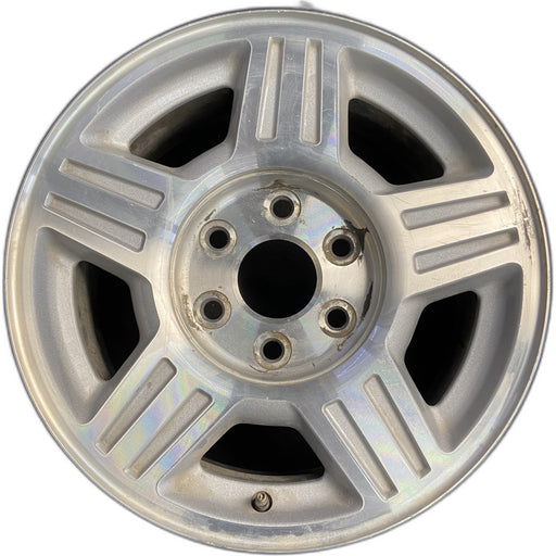 17" AVALANCHE 1500 07-08 17x7.5", aluminum, , double groove in each spoke - Front View