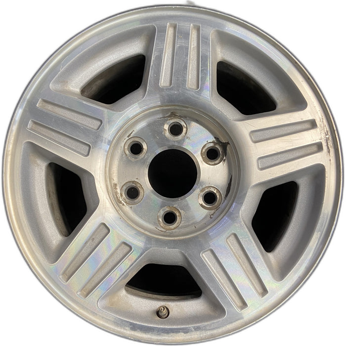 17" AVALANCHE 1500 07-08 17x7.5", aluminum, , double groove in each spoke - Front View