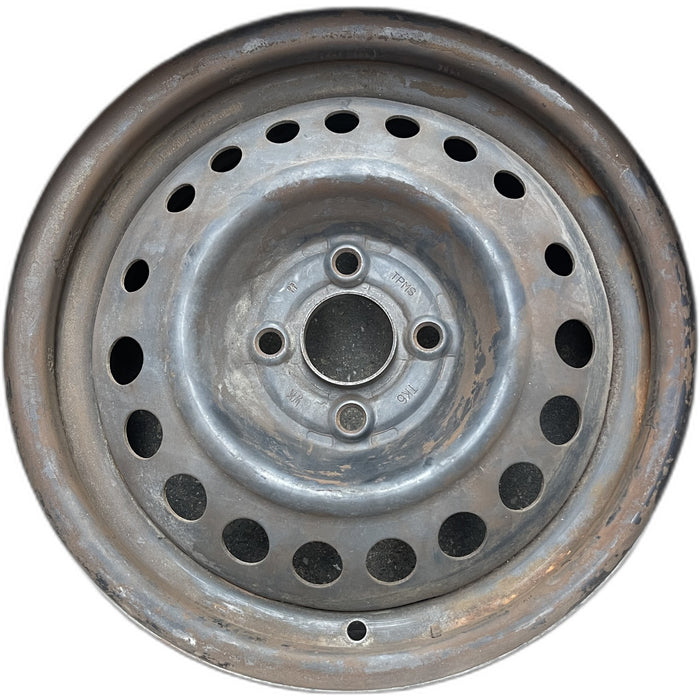 15" FIT 09 15x5.5, steel, 19 hole Original OEM Wheel Rim - Front View