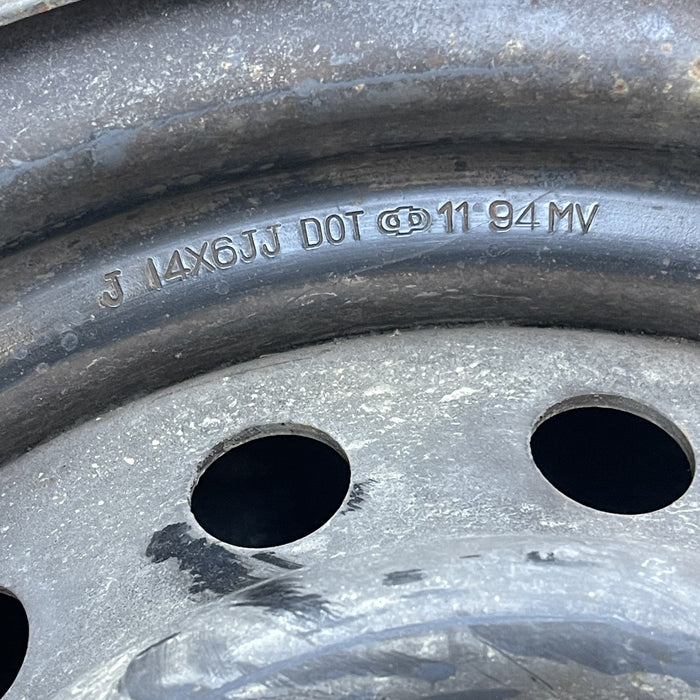 14" TOYOTA PICKUP 92-95 14x6 Original OEM Wheel Rim - View 9