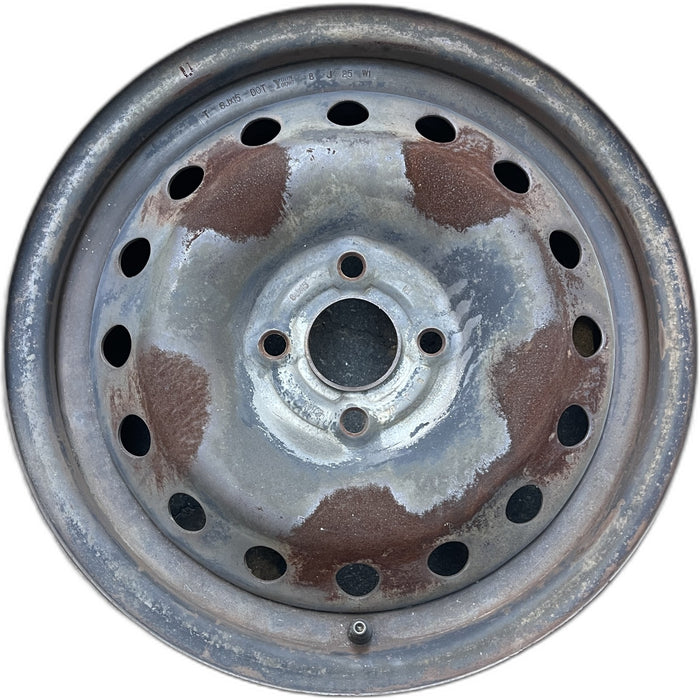 15" AVEO 09-11 15x6, steel Original OEM Wheel Rim - Front View
