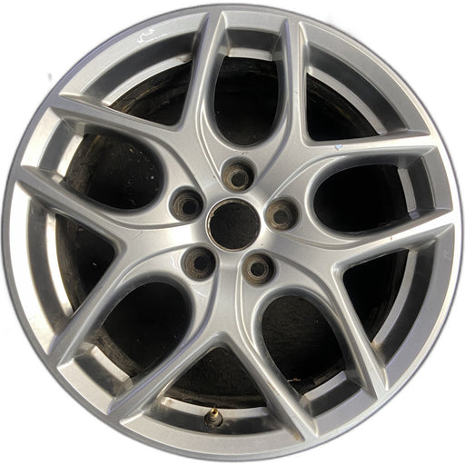 17" FOCUS 15-16 17x7 , 10 spoke, , , argent Original OEM Wheel Rim - Front View