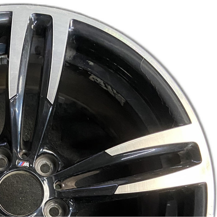 19" BMW M2 16-17 19x10 alloy 10 spoke wide spoke edge rear black Original OEM Wheel Rim