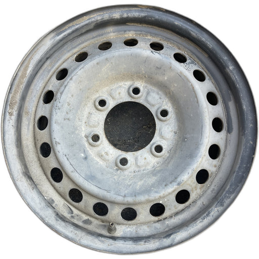 16" FRONTIER 01 16x7, steel , 20 round holes Original OEM Wheel Rim - Front View