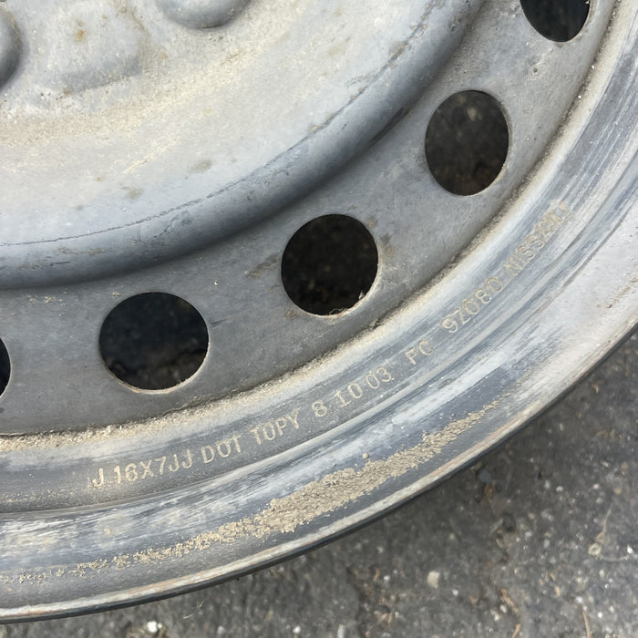 16" FRONTIER 01 16x7, steel , 20 round holes Original OEM Wheel Rim - View 9