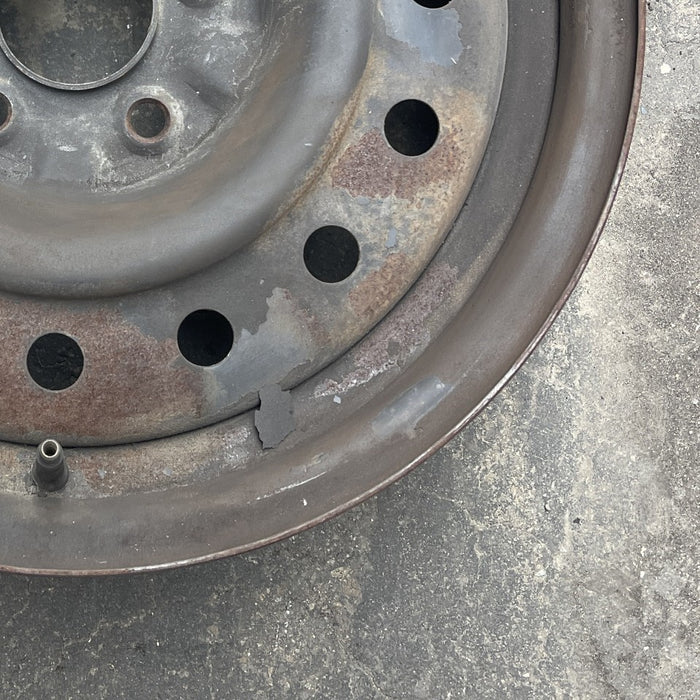 16" ALTIMA 02-04 16x6.5, steel Original OEM Wheel Rim - Back View