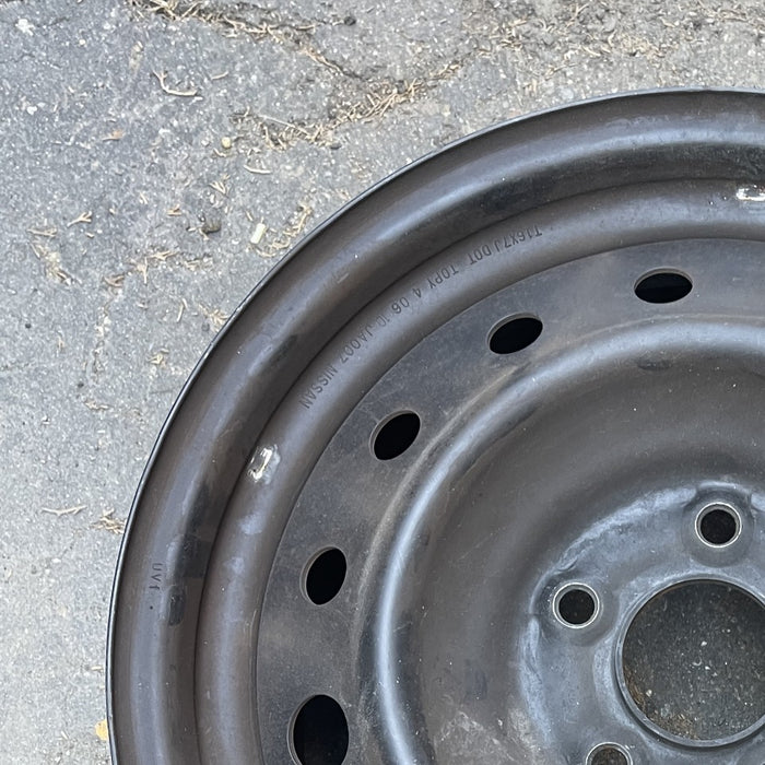 16" ALTIMA 07-12 16x7, steel Original OEM Wheel Rim - Side Profile