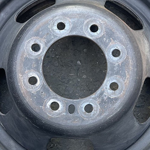 17" DODGE 3500 PICKUP 03-04 DRW Original OEM Wheel Rim - Angle View