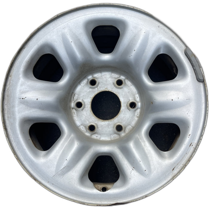 17" TITAN 04-07 17x7.5, steel Original OEM Wheel Rim - Front View