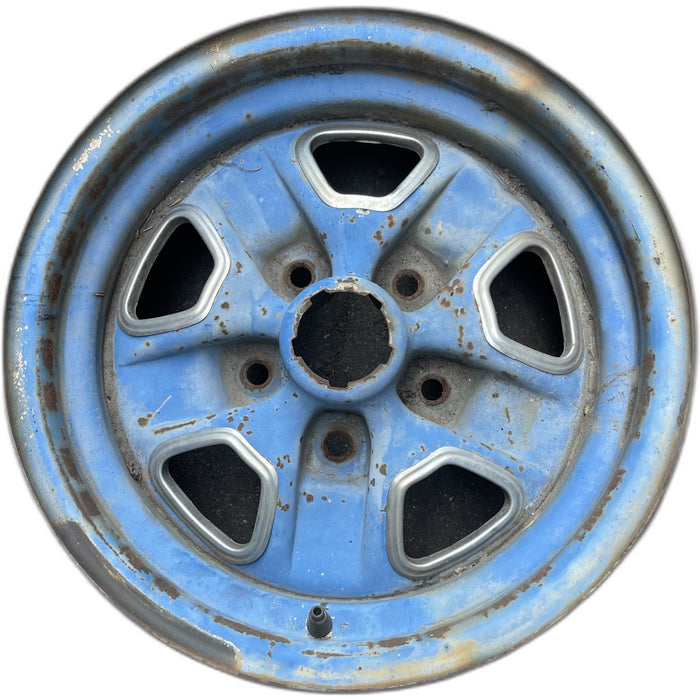 14" CUTLASS 78-83 14x6, Super Stock Original OEM Wheel Rim - Front View