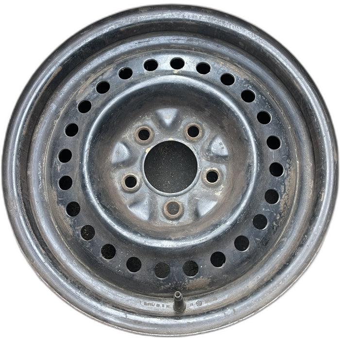 15" CARAVAN 96-00 15x6.5, steel Original OEM Wheel Rim - Front View