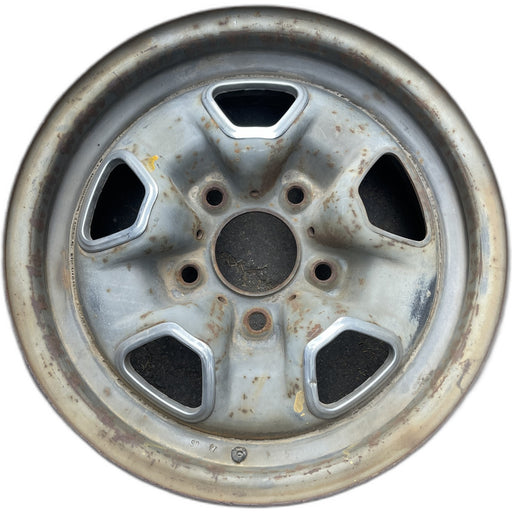 14" CIERA 84-87 100mm BC, 14x5.5, Super Stock Original OEM Wheel Rim - Front View