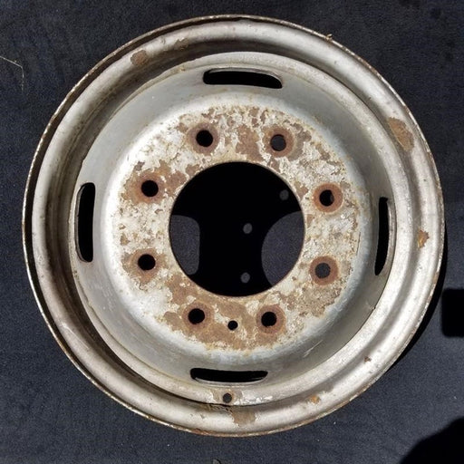 17" FORD F350SD PICKUP 05-16 17x6.5 , 4 oval openings Original OEM Wheel Rim - Front View