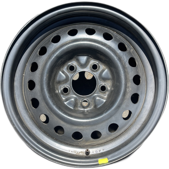 16" CARAVAN 96-00 16x6.5, steel Original OEM Wheel Rim - Front View