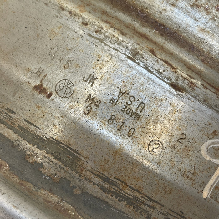 14" APOLLO 73-75 14x6, chrome Original OEM Wheel Rim - View 9