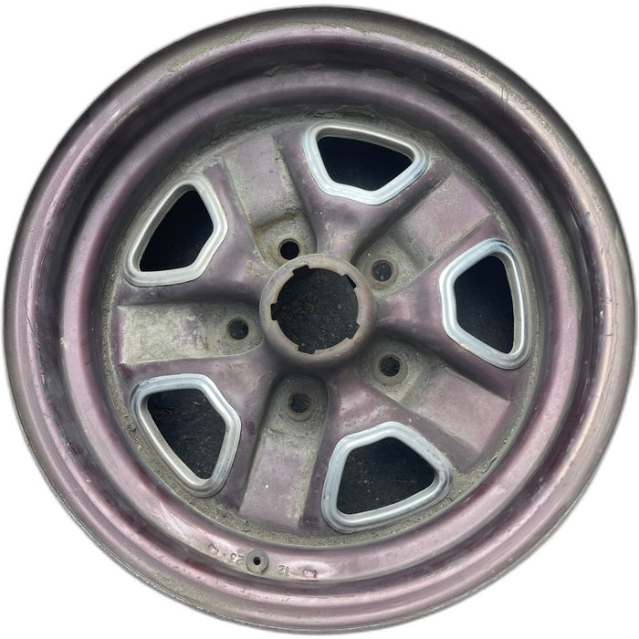 14" CUTLASS 73-74 14x7, Super Stock Original OEM Wheel Rim - Front View