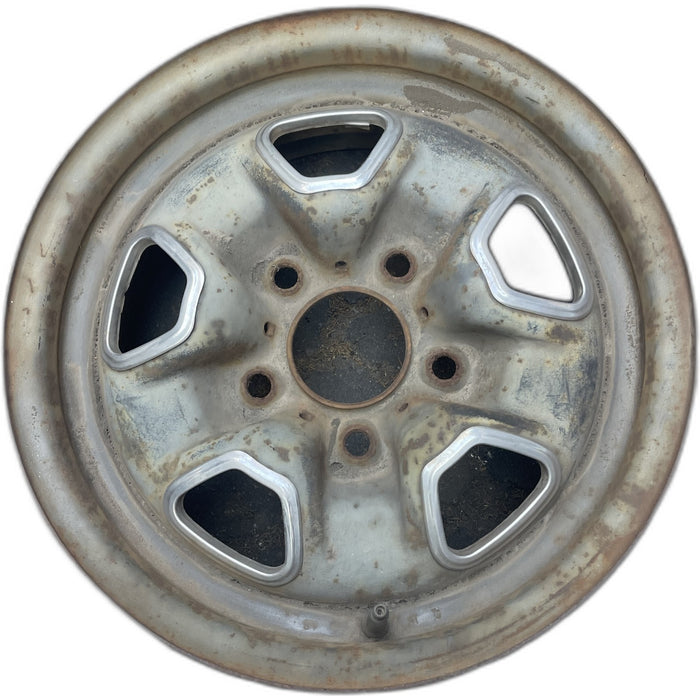 14" CIERA 84-87 100mm BC, 14x5.5, Super Stock Original OEM Wheel Rim - Front View