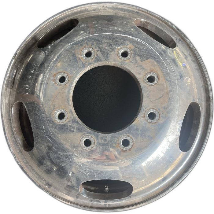 17" FORD F350SD PICKUP 05-16 17x6.5 DRW 5 oval openings forged polished aluminum frt Original OEM Wheel Rim