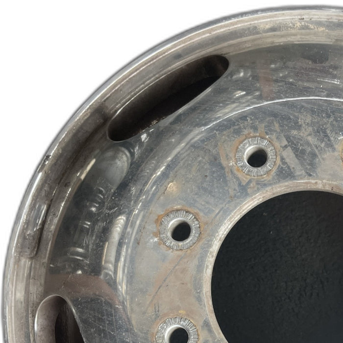 17" FORD F350SD PICKUP 05-16 17x6.5 DRW 5 oval openings forged polished aluminum frt Original OEM Wheel Rim