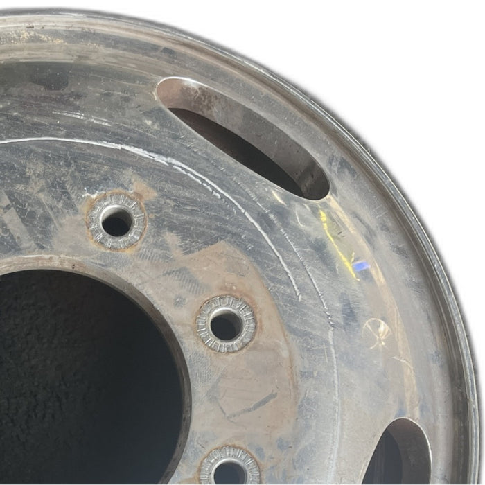 17" FORD F350SD PICKUP 05-16 17x6.5 DRW 5 oval openings forged polished aluminum frt Original OEM Wheel Rim