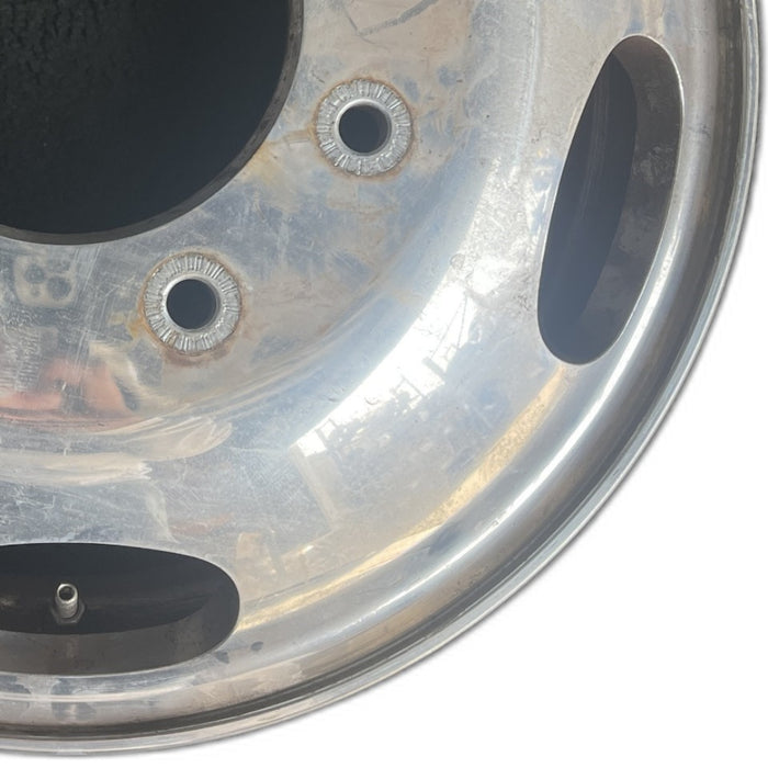 17" FORD F350SD PICKUP 05-16 17x6.5 DRW 5 oval openings forged polished aluminum frt Original OEM Wheel Rim