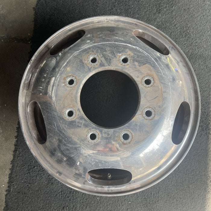 17" FORD F350SD PICKUP 05-16 17x6.5 DRW 5 oval openings forged polished aluminum frt Original OEM Wheel Rim