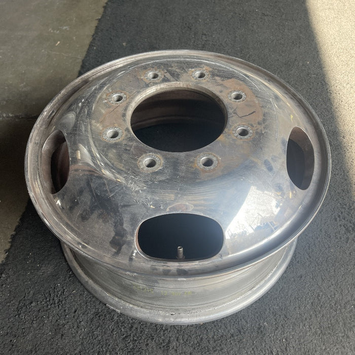 17" FORD F350SD PICKUP 05-16 17x6.5 DRW 5 oval openings forged polished aluminum frt Original OEM Wheel Rim