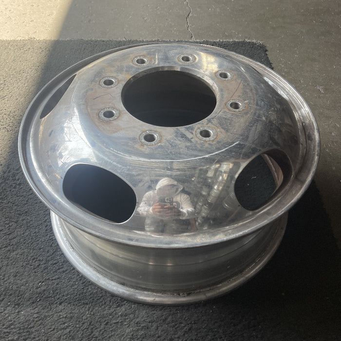 17" FORD F350SD PICKUP 05-16 17x6.5 DRW 5 oval openings forged polished aluminum frt Original OEM Wheel Rim