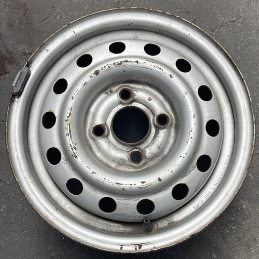 13" CIVIC 92-95 13x5, steel, Htbk Original OEM Wheel Rim - Front View