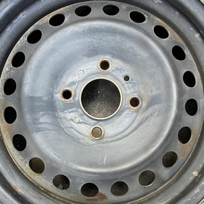 16" SENTRA 07-12 16x6.5, steel Original OEM Wheel Rim - Angle View