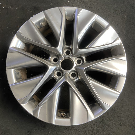 19" MIRAI 21-25 19x8 , silver Original OEM Wheel Rim - Additional View