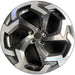 18" XV CROSSTREK 19-20 18x7 , w/machined face, gasoline, grooved spoke end - Front View