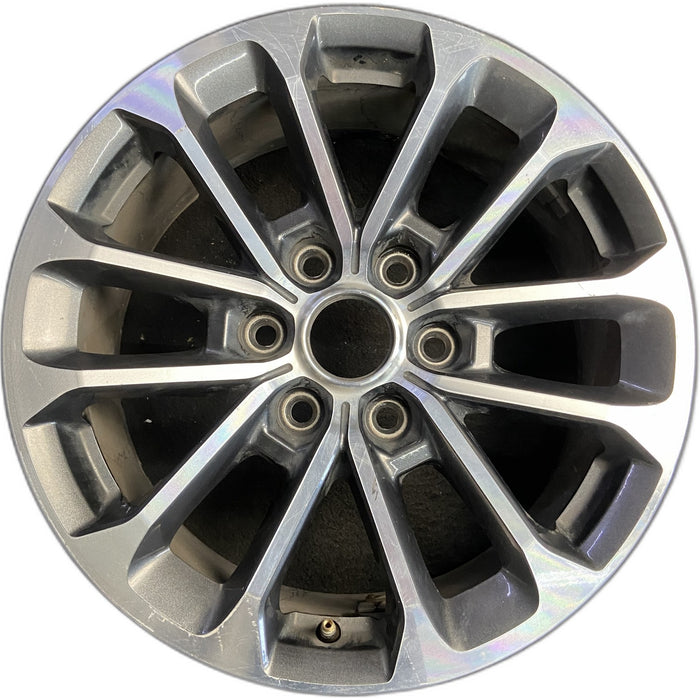 18" FORD F150 PICKUP 18-20 18x7.5, aluminum, 12 spoke , , machined spoke face - Front View