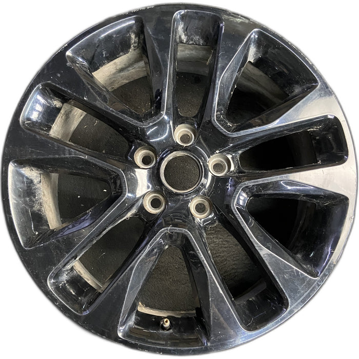 20" GRAND CHEROKEE 17 20x8, 5 spoke , w/o 75th Anniversary package; , black - Front View