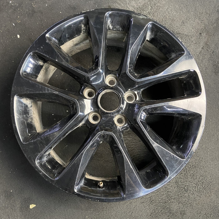 20" GRAND CHEROKEE 17 20x8, 5 spoke , w/o 75th Anniversary package; , black - Additional View