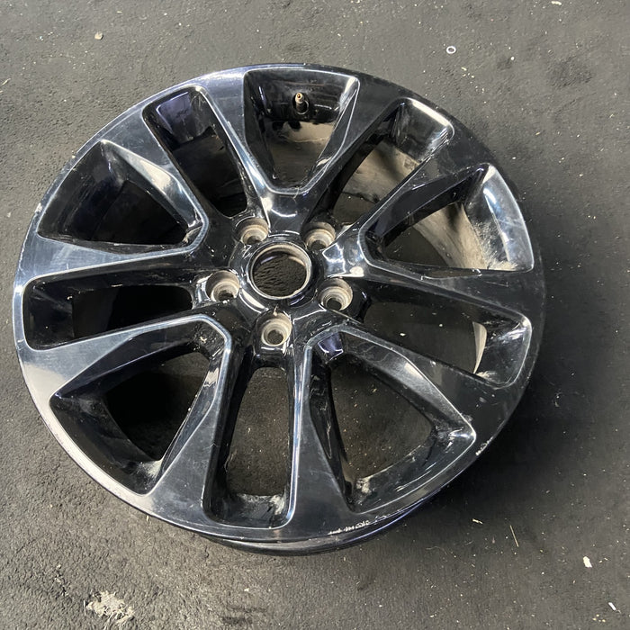 20" GRAND CHEROKEE 17 20x8, 5 spoke , w/o 75th Anniversary package; , black - View 8