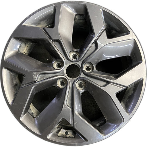 18" SPORTAGE 20 18x7 , 5 Y spoke, dark gray Original OEM Wheel Rim - Front View