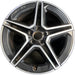 20" MERCEDES GLE-CLASS 20-22 167 Type, GLE450, 20x9, black pockets, front - Front View