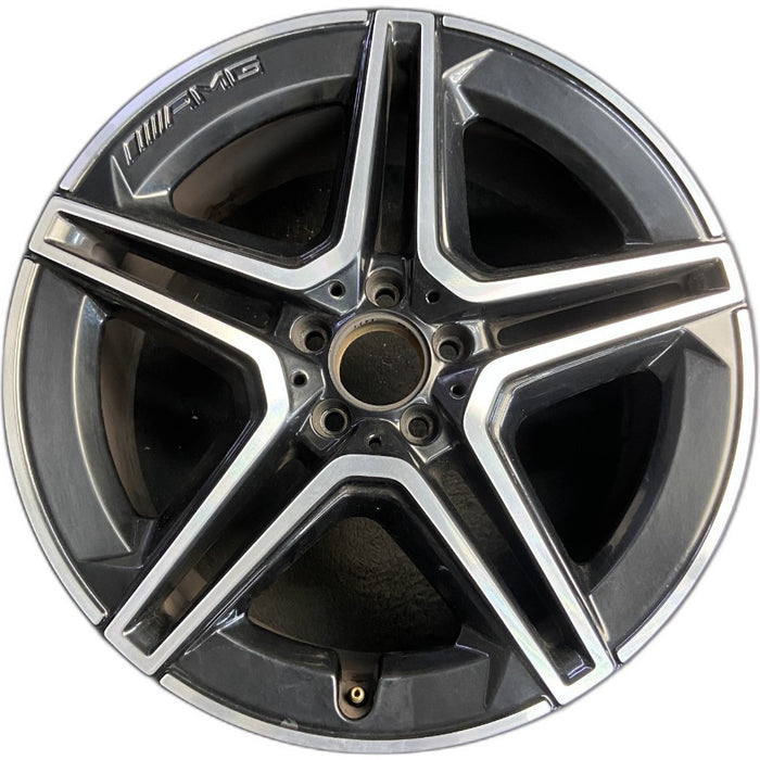 20" MERCEDES GLE-CLASS 20-22 167 Type GLE450 20x9 black pockets frt ET 57 Original OEM Wheel Rim