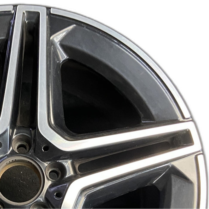 20" MERCEDES GLE-CLASS 20-22 167 Type GLE450 20x9 black pockets frt ET 57 Original OEM Wheel Rim