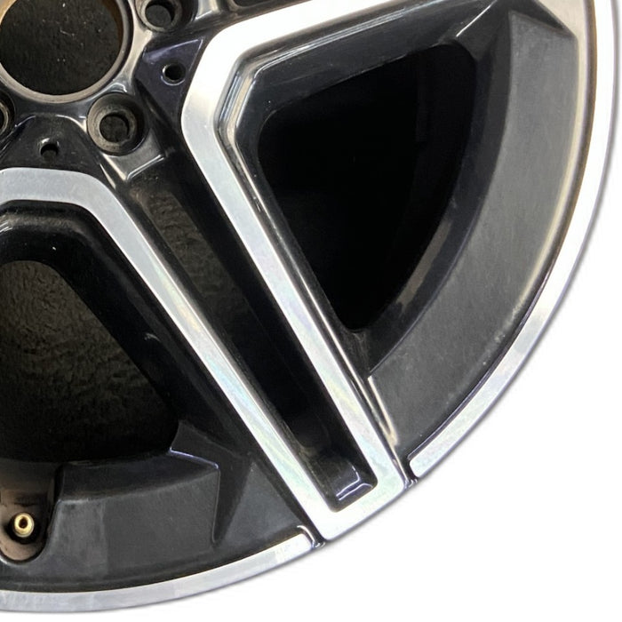 20" MERCEDES GLE-CLASS 20-22 167 Type GLE450 20x9 black pockets frt ET 57 Original OEM Wheel Rim