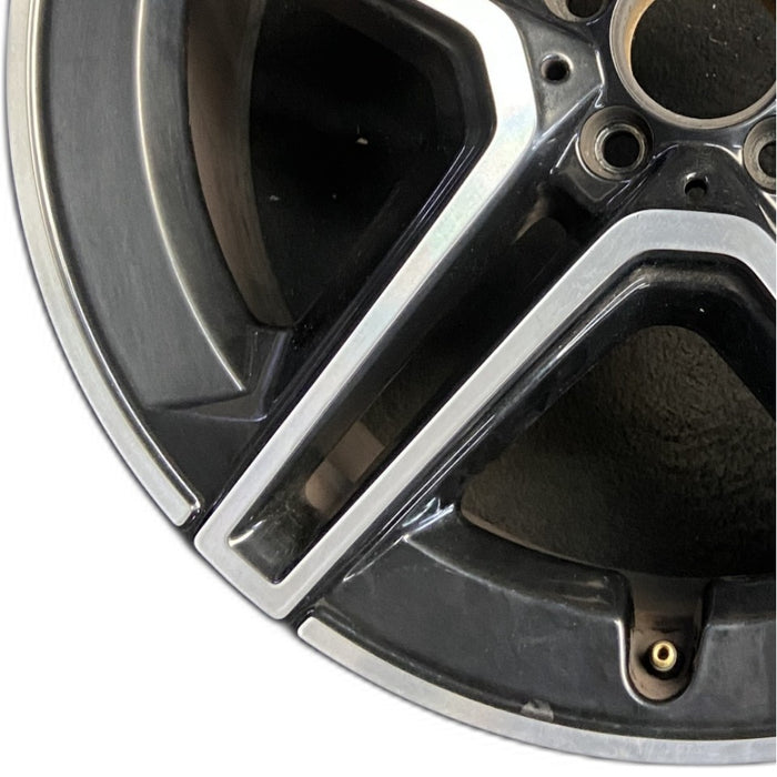 20" MERCEDES GLE-CLASS 20-22 167 Type GLE450 20x9 black pockets frt ET 57 Original OEM Wheel Rim