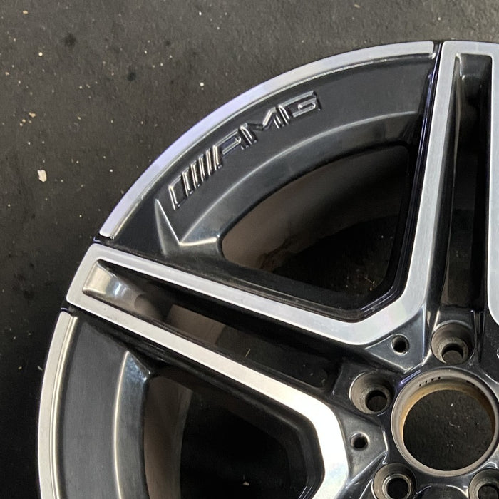 20" MERCEDES GLE-CLASS 20-22 167 Type GLE450 20x9 black pockets frt ET 57 Original OEM Wheel Rim