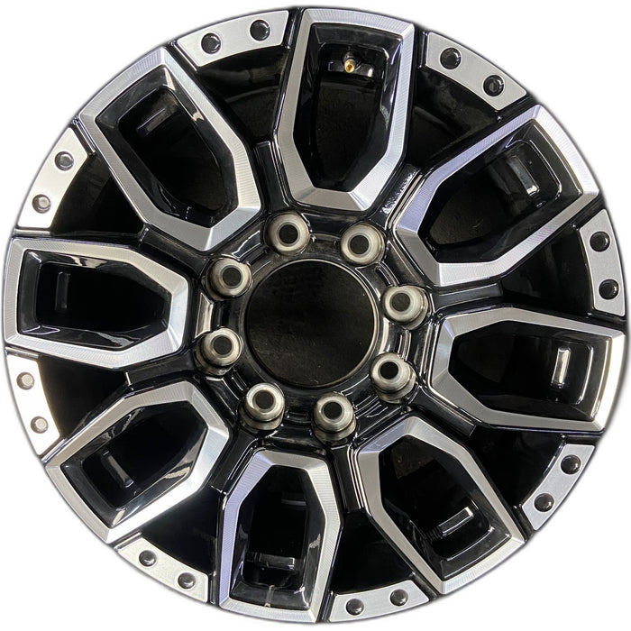 20" SIERRA 2500 PICKUP 22-23 20x8.5, 8 spoke, Original OEM Wheel Rim - Front View