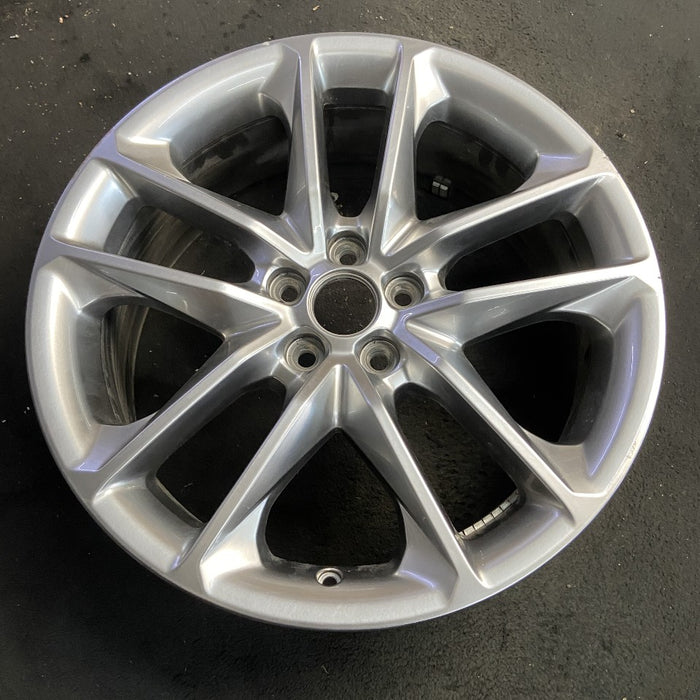 20" CHALLENGER 22 20x8 aluminum 5 spoke double spoke satin carb opt WHC Original OEM Wheel Rim
