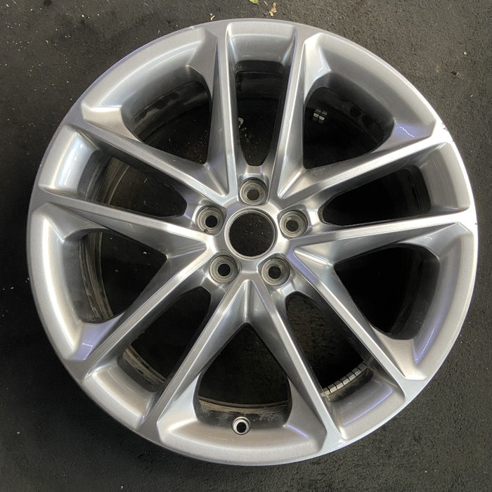20" CHALLENGER 22 20x8 aluminum 5 spoke double spoke satin carb opt WHC Original OEM Wheel Rim