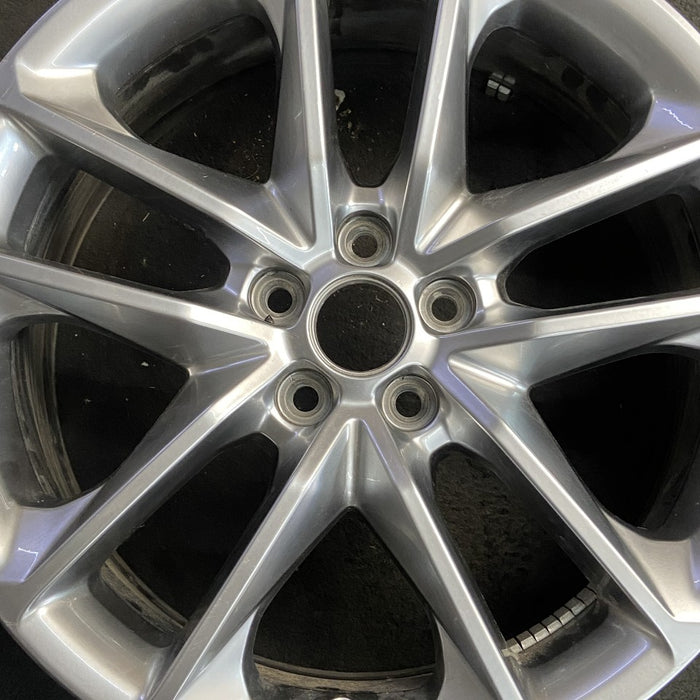 20" CHALLENGER 22 20x8 aluminum 5 spoke double spoke satin carb opt WHC Original OEM Wheel Rim