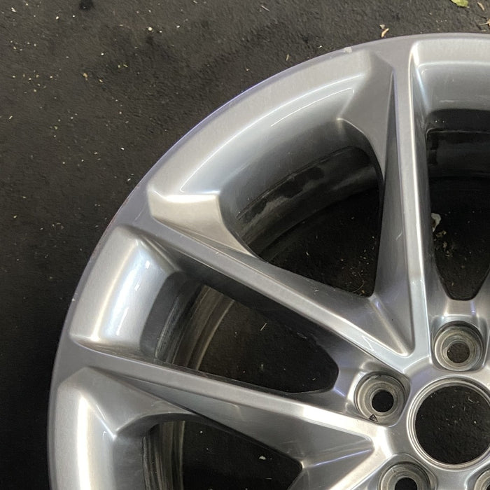 20" CHALLENGER 22 20x8 aluminum 5 spoke double spoke satin carb opt WHC Original OEM Wheel Rim