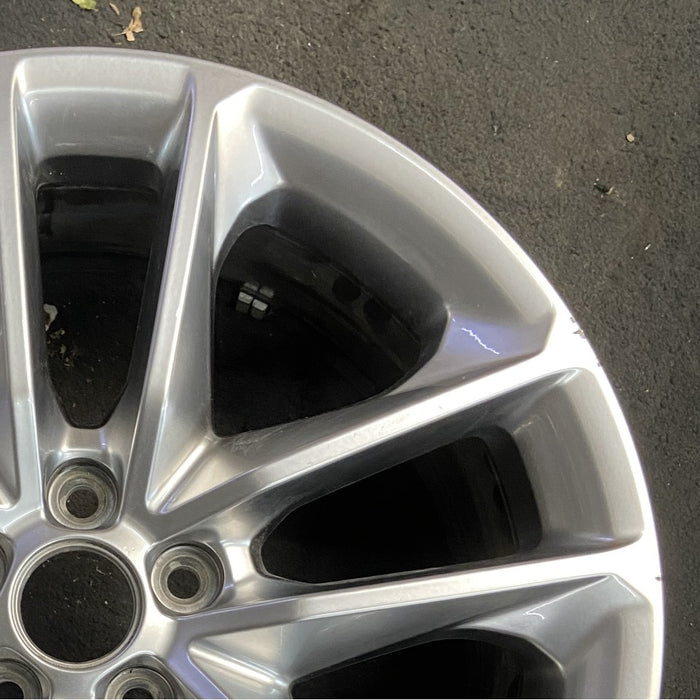 20" CHALLENGER 22 20x8 aluminum 5 spoke double spoke satin carb opt WHC Original OEM Wheel Rim