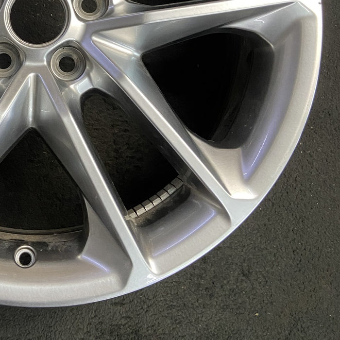 20" CHALLENGER 22 20x8 aluminum 5 spoke double spoke satin carb opt WHC Original OEM Wheel Rim
